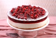 Malinový cheesecake