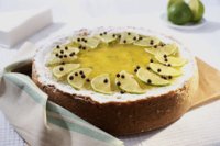 Cheesecake limetkový