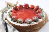 Jahodový Cheesecake